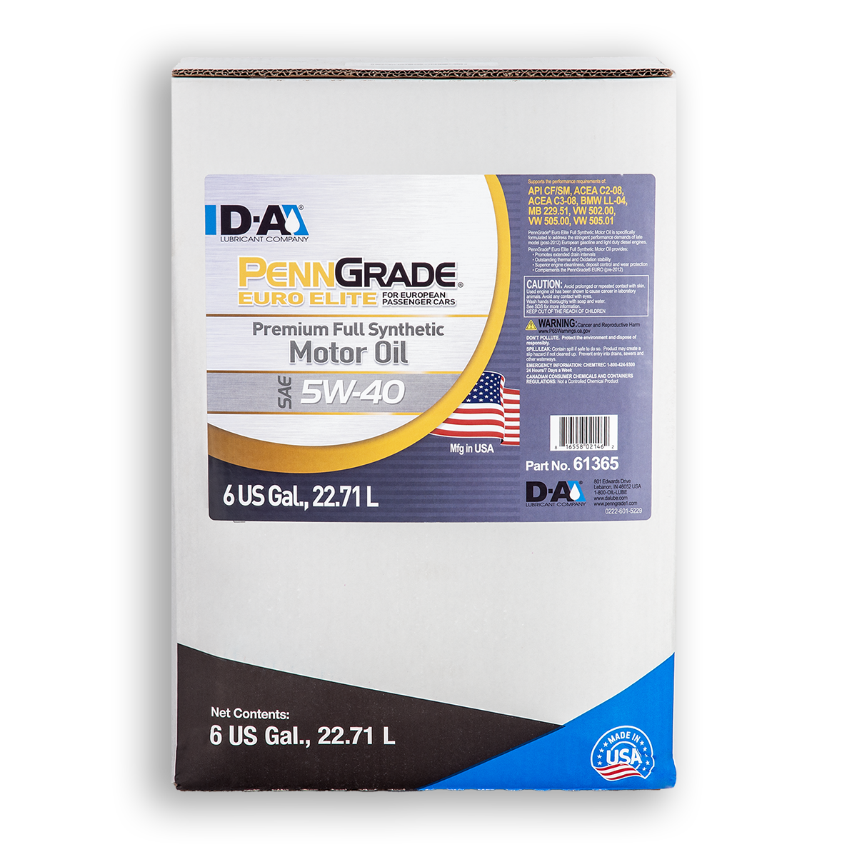 PENNGRADE EURO ELITE FULL SYNTHETIC MOTOR OIL SAE 5W-40