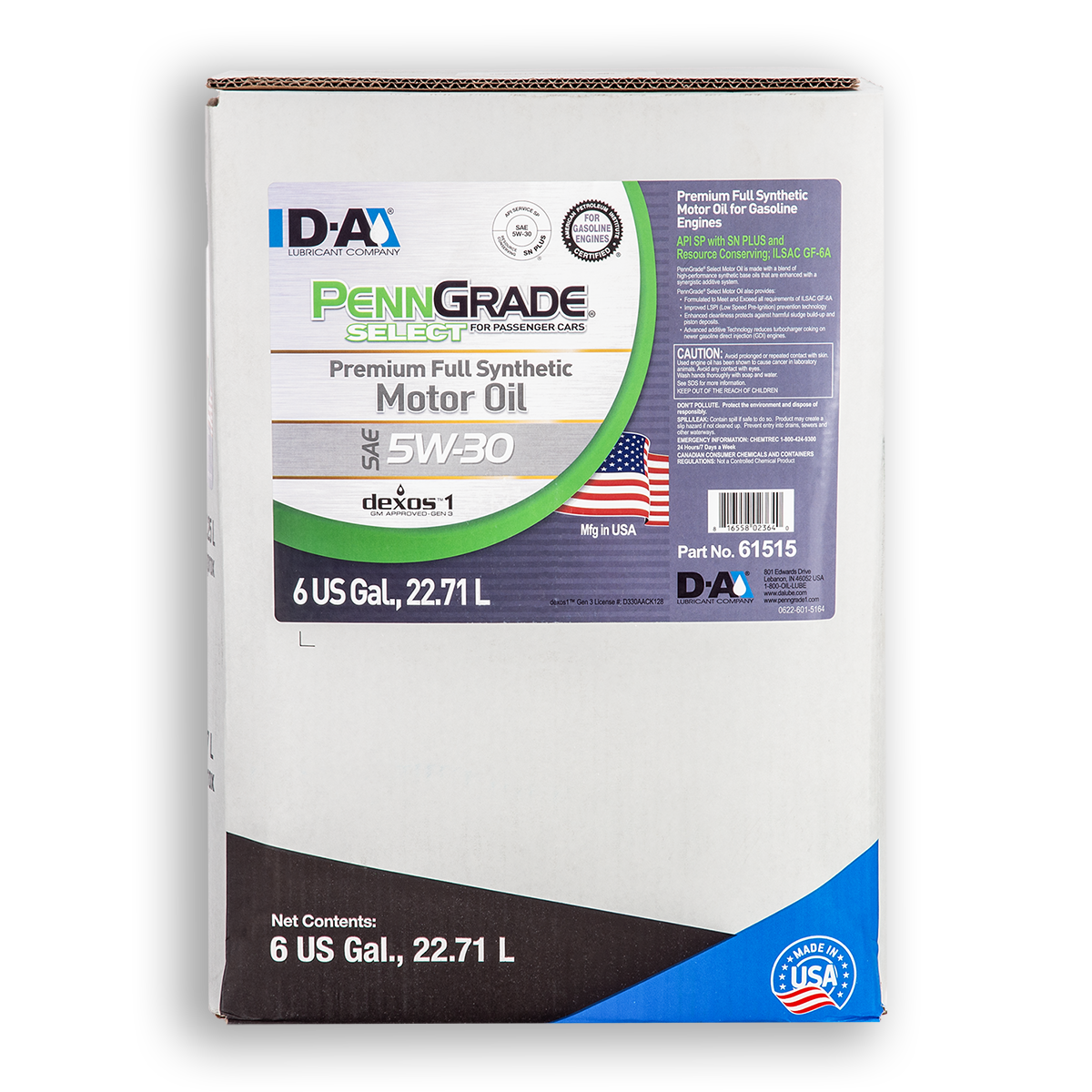 PENNGRADE SELECT PREMIUM FULL SYNTHETIC MOTOR OIL SAE 5W-30