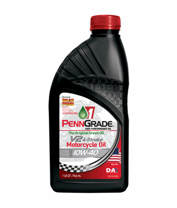 PENNGRADE 1® V2 4-STROKE MOTORCYCLE OIL SAE 10W-40