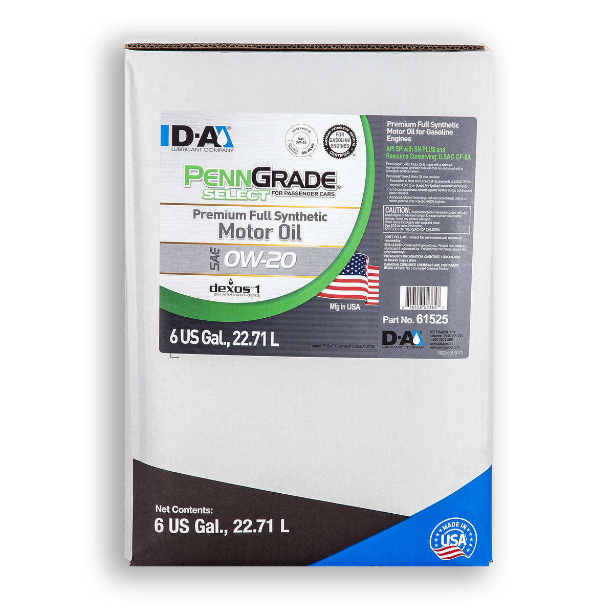 PENNGRADE SELECT PREMIUM FULL SYNTHETIC MOTOR OIL SAE 0W-20