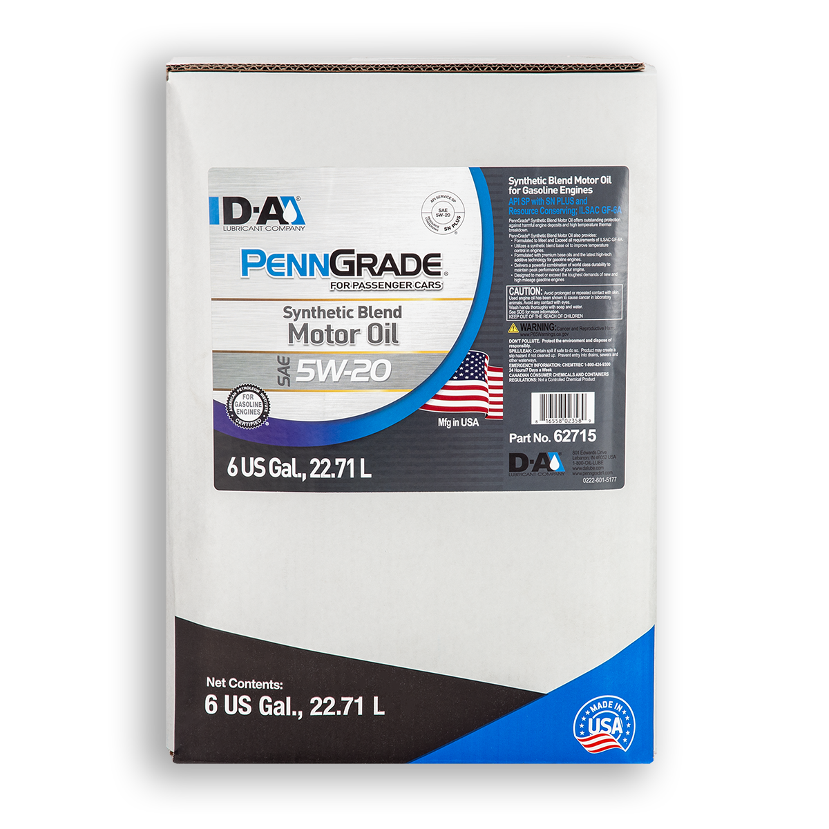 PENNGRADE SYNTHETIC BLEND OIL SAE 5W-20