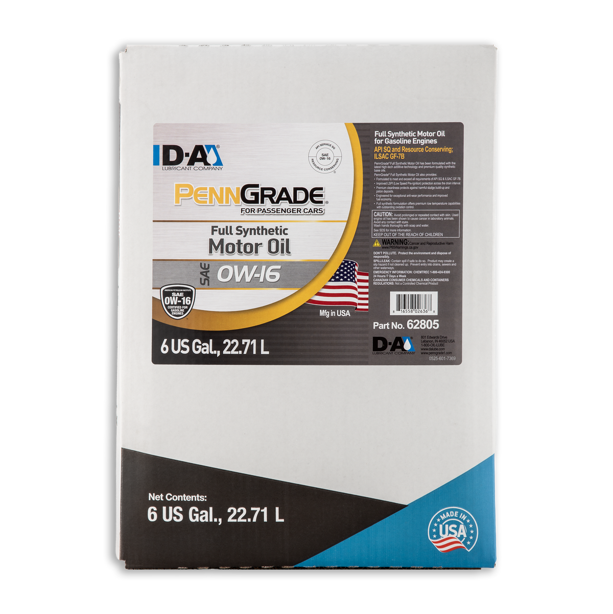 PENNGRADE FULL SYNTHETIC MOTOR OIL SAE 0W-16