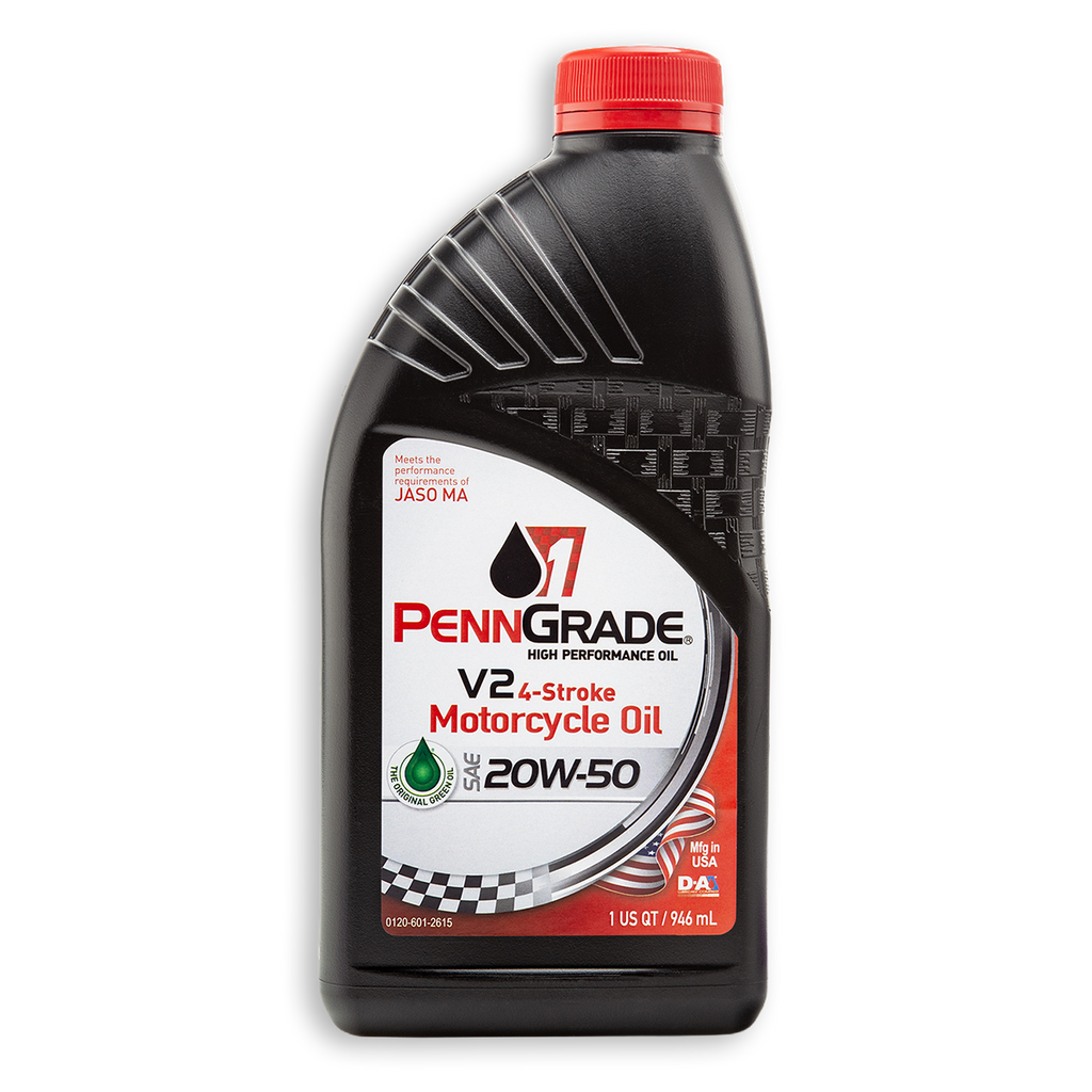 PENNGRADE 1® V2 4-STROKE MOTORCYCLE OIL SAE 20W-50